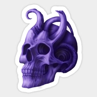 resident Evil, art skull Sticker